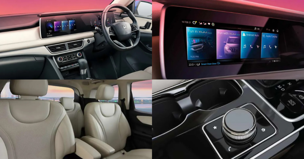 Mahindra XUV700 facelift interior Mahindra XUV700 facelift interior